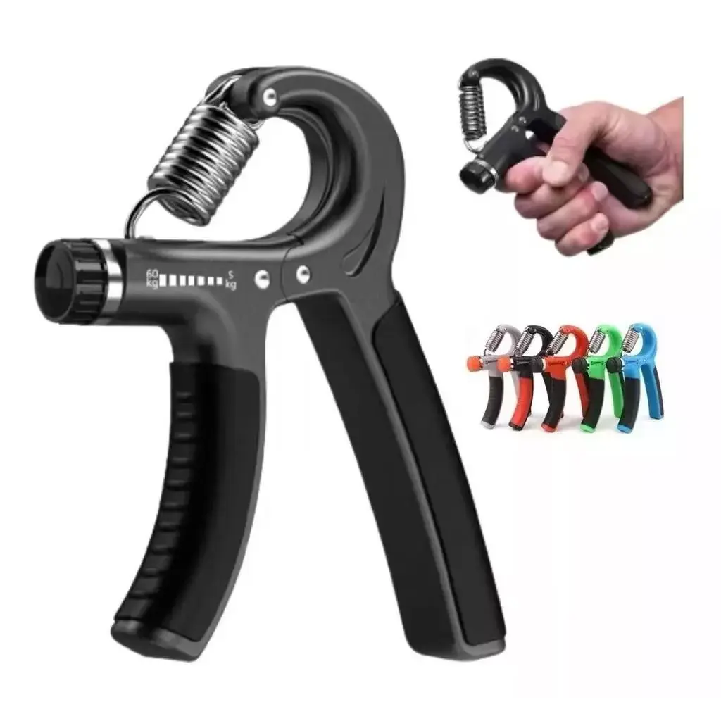Hand Grip Flexor De Punho Com Mola Ajustável Antebraço Mãos