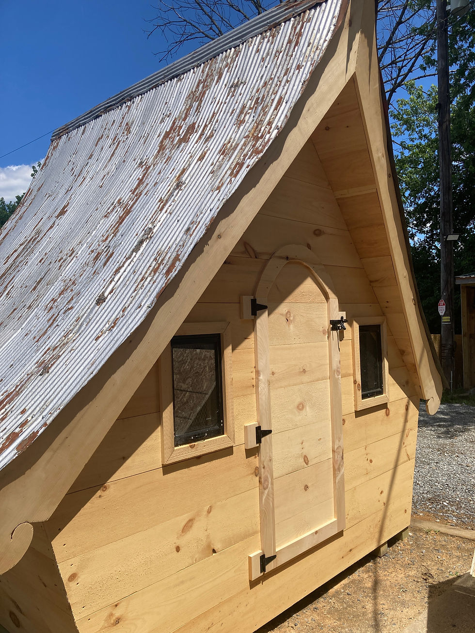 Curved roof and walls whimsical story book fairy tale cottage Lancaster Pa