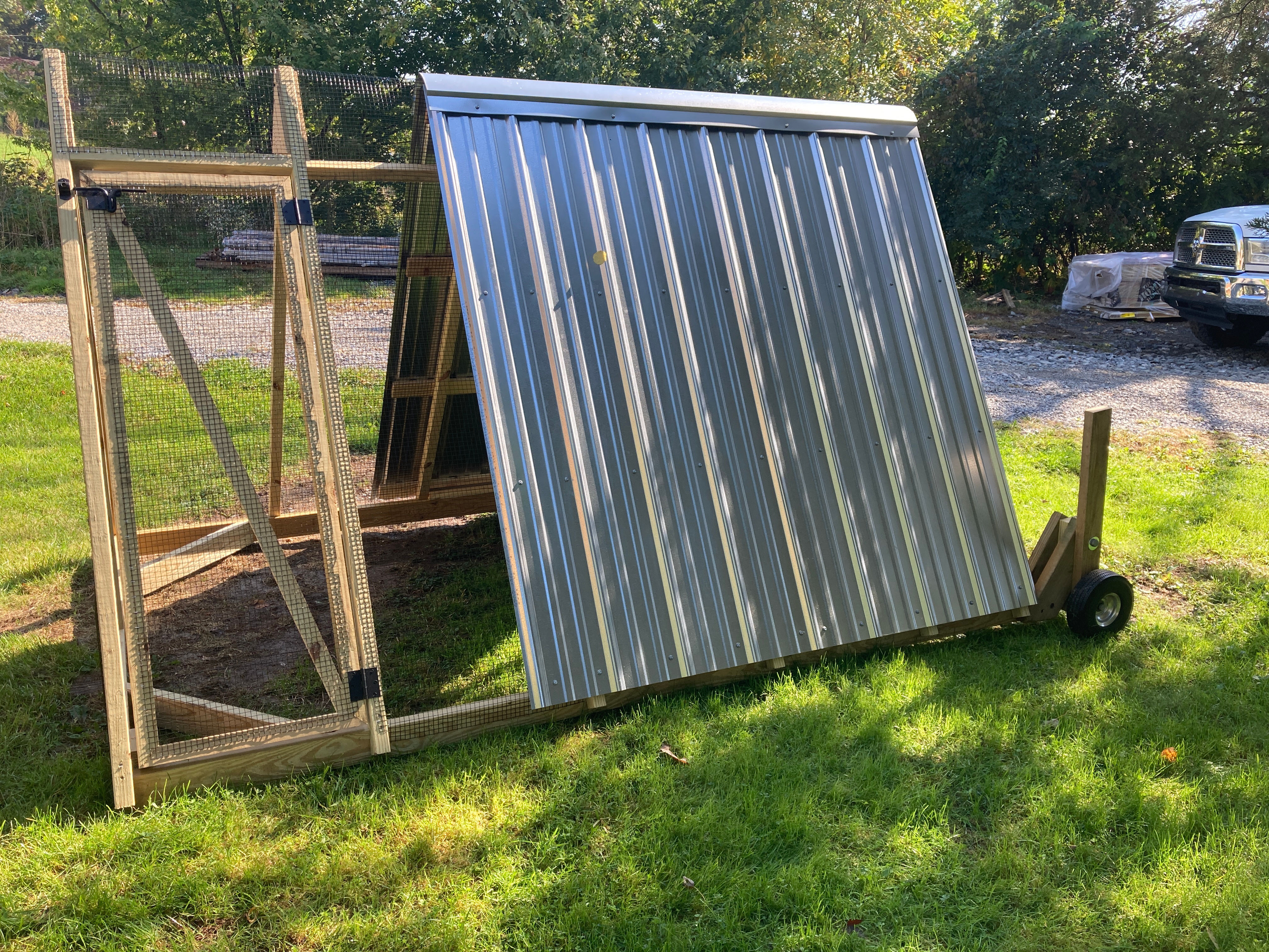 6x10 A-Frame Broiler Chicken Tractor
