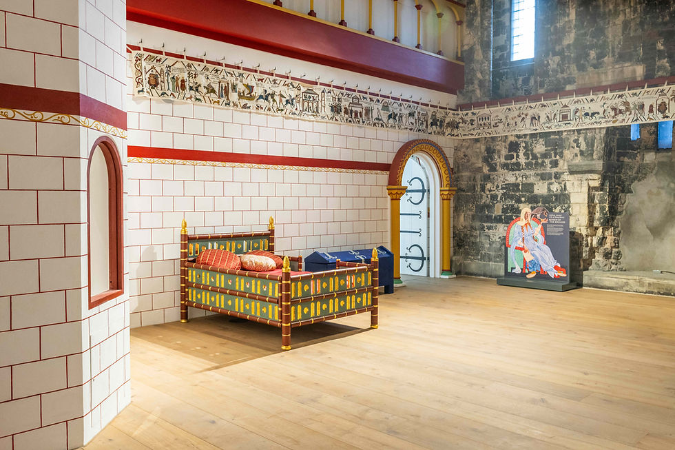 The King's chamber, Norwich Castle © Norfolk Museums Service