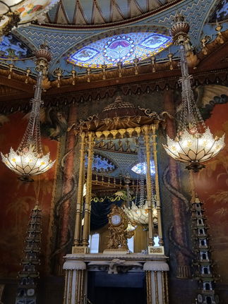 The opulent colours of Brighton Pavilion's Music Room
