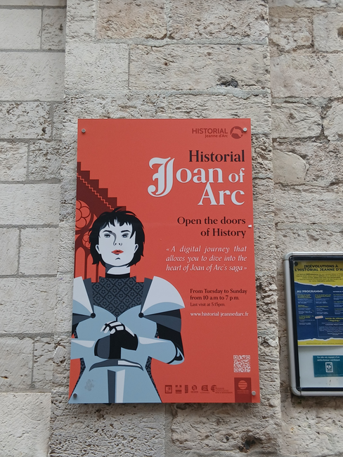 A poster for Historial Joan of Arc, Rouen