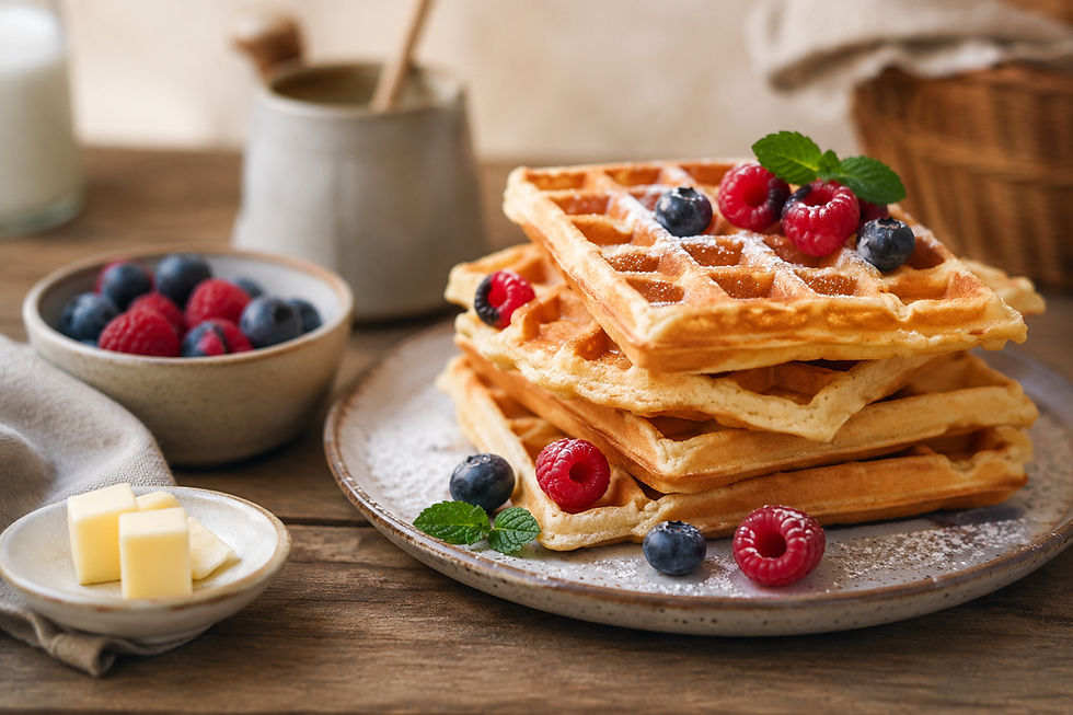 Crispy Lectin-Free Waffles