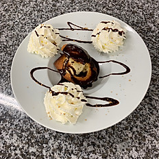 Madeleine revisitée façon profiterole