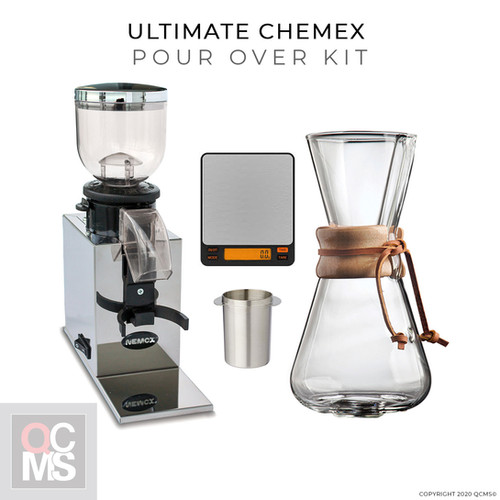 POUR OVER KIT A CHEMEX, NEMOX, SCALES & MORE QCMS Coffee Supply