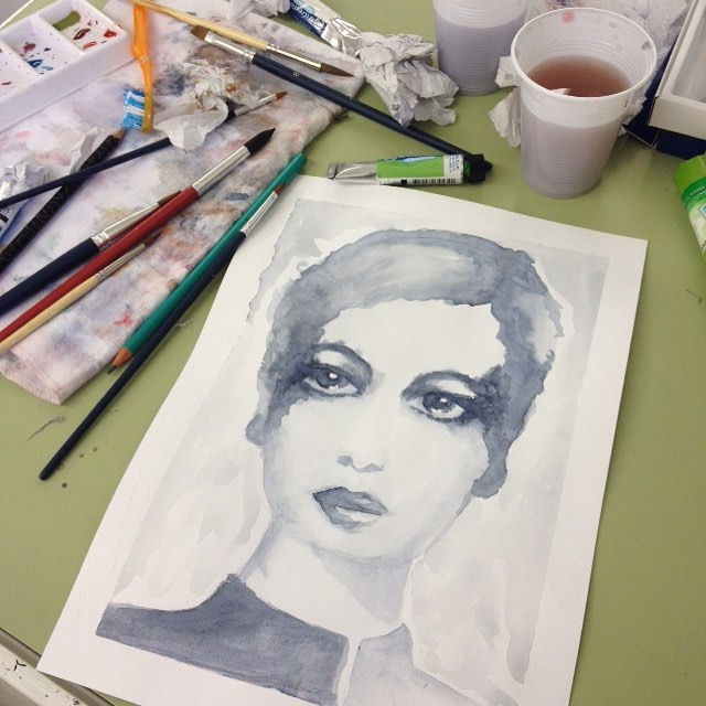 Estudinhos de aquarela 👏🏽✨✨☺️ #desenho #gratidão #artesp #aquarela