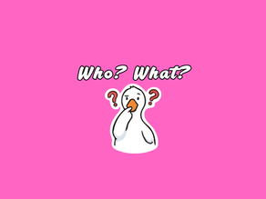 A duck questioning who and what