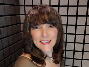 Barb Lyon in StudioBricks vocal booth