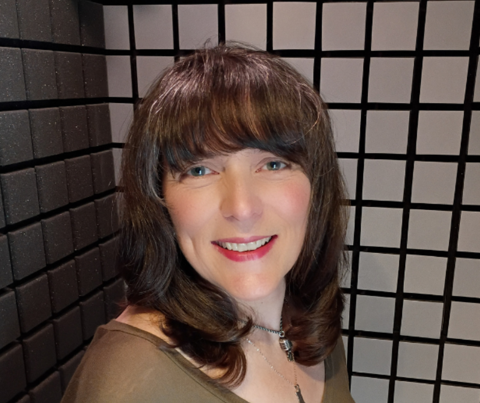 Barb Lyon in StudioBricks vocal booth