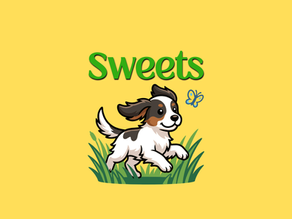 a dog chasing a butterfly through tall grass