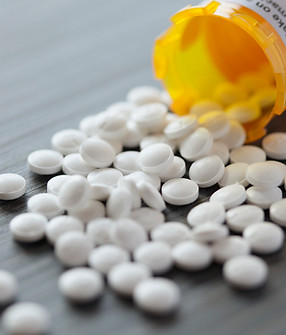Spilled prescription pills