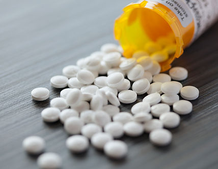 Spilled prescription pills