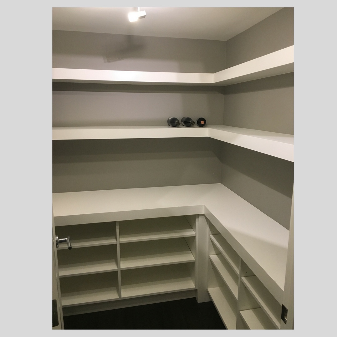 Wine storage room repaint