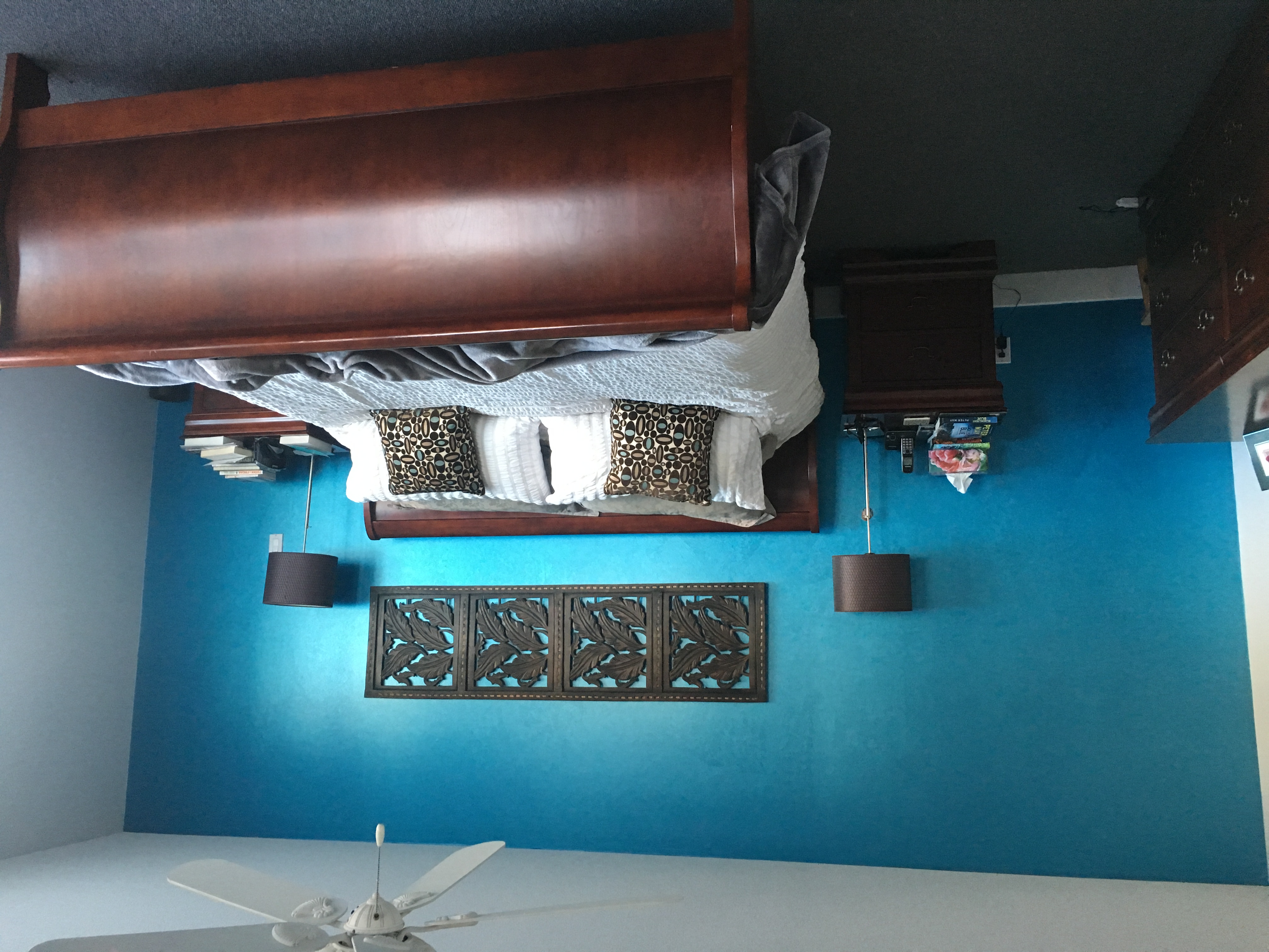 Beautiful bedroom faux finish