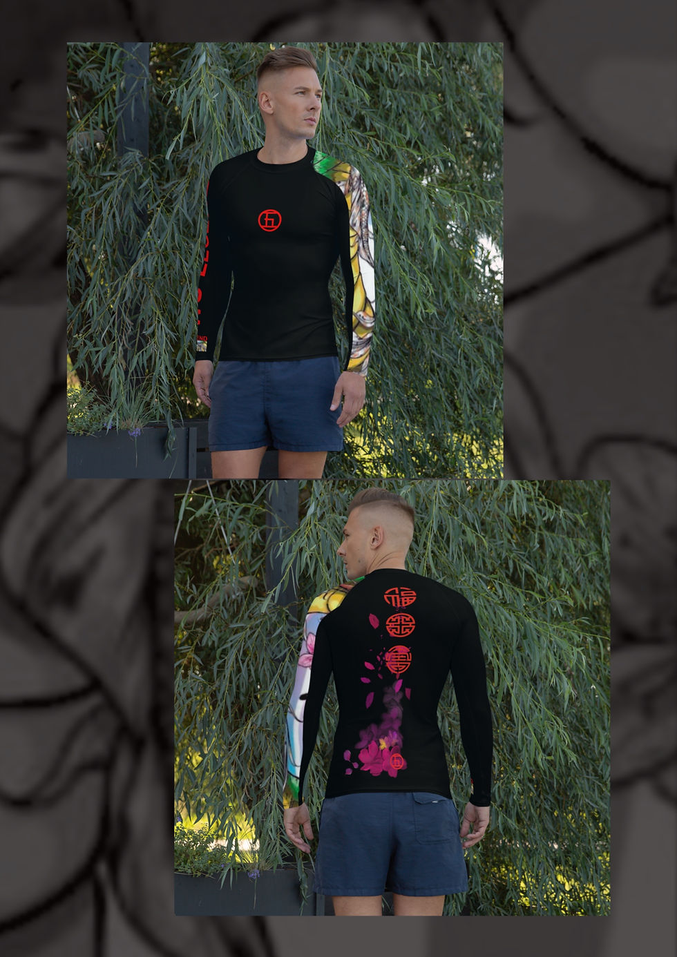 Thumbnail: Rashguard Fresque Koï