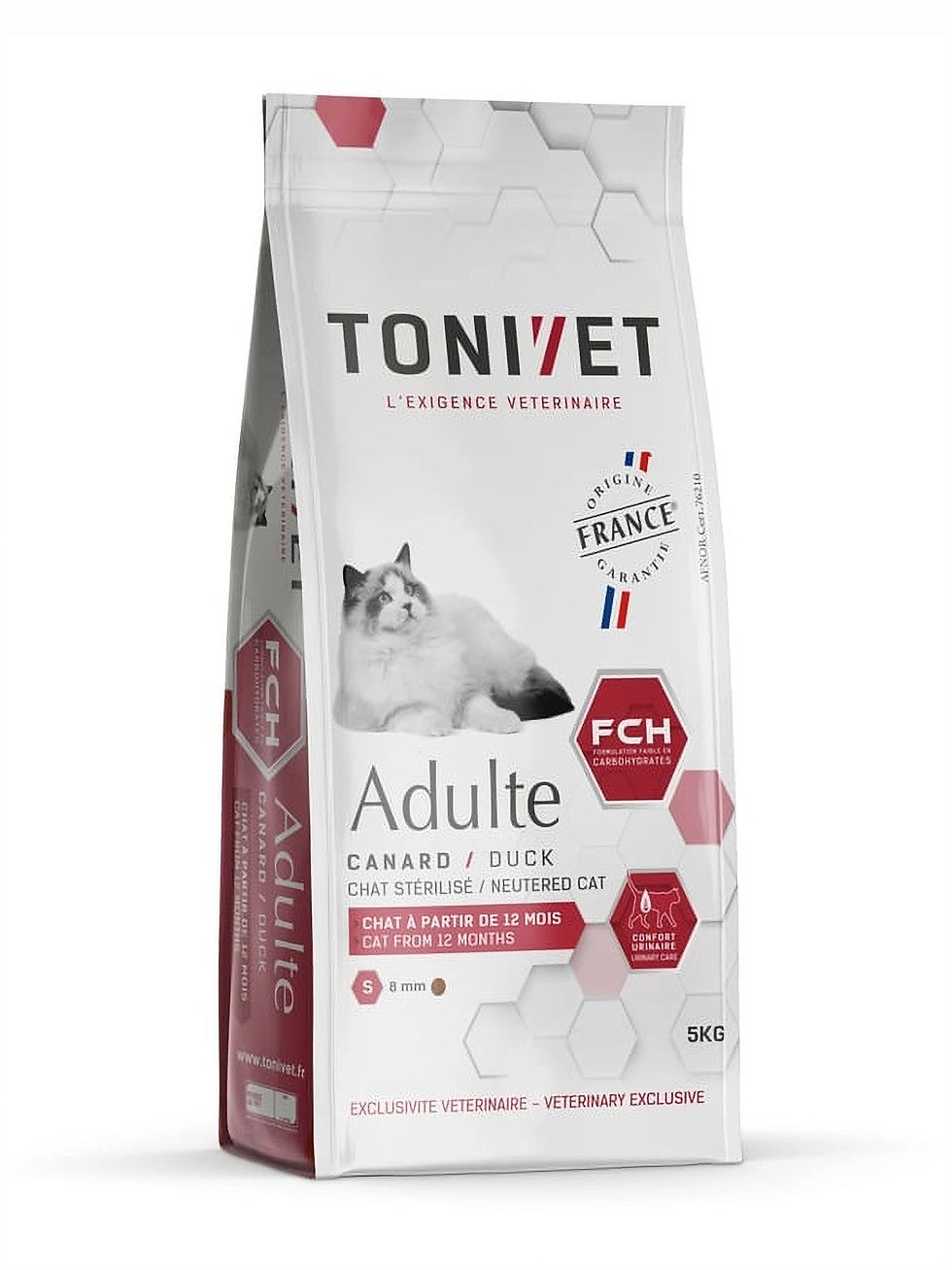 TONIVET Chat Adulte Stérilisé - Canard