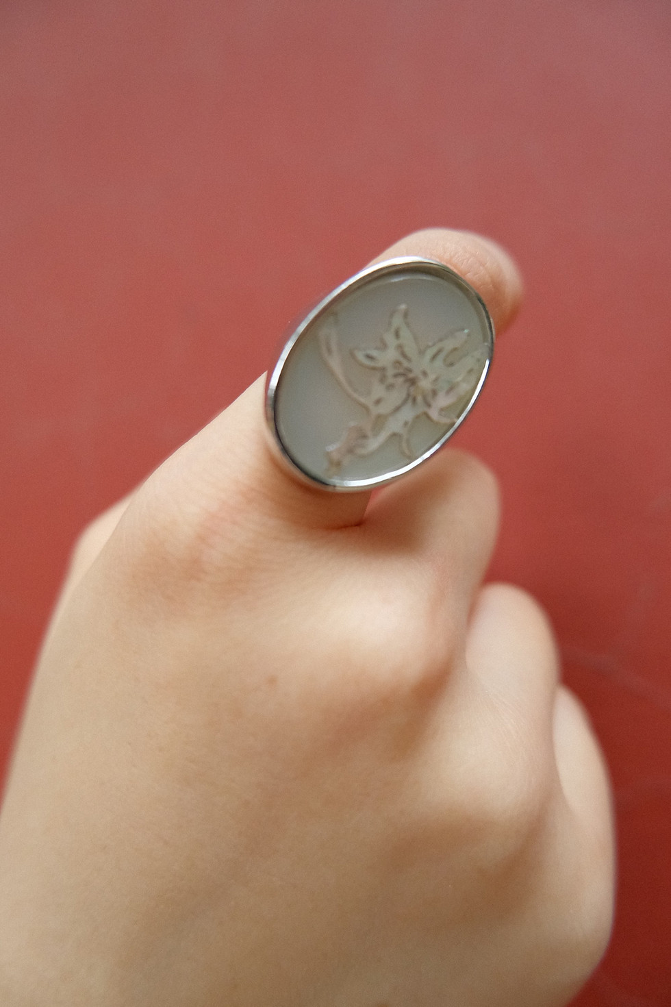 Thumbnail: Moonlit Petal Ring