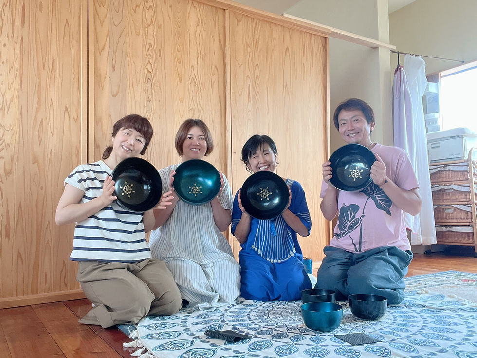 皆さんリンでスッキリン♪熊本・海gardenでの音浴会レポ