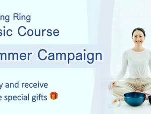 Harmonise your mind and body with Singing Ring! Special Summer Campaign