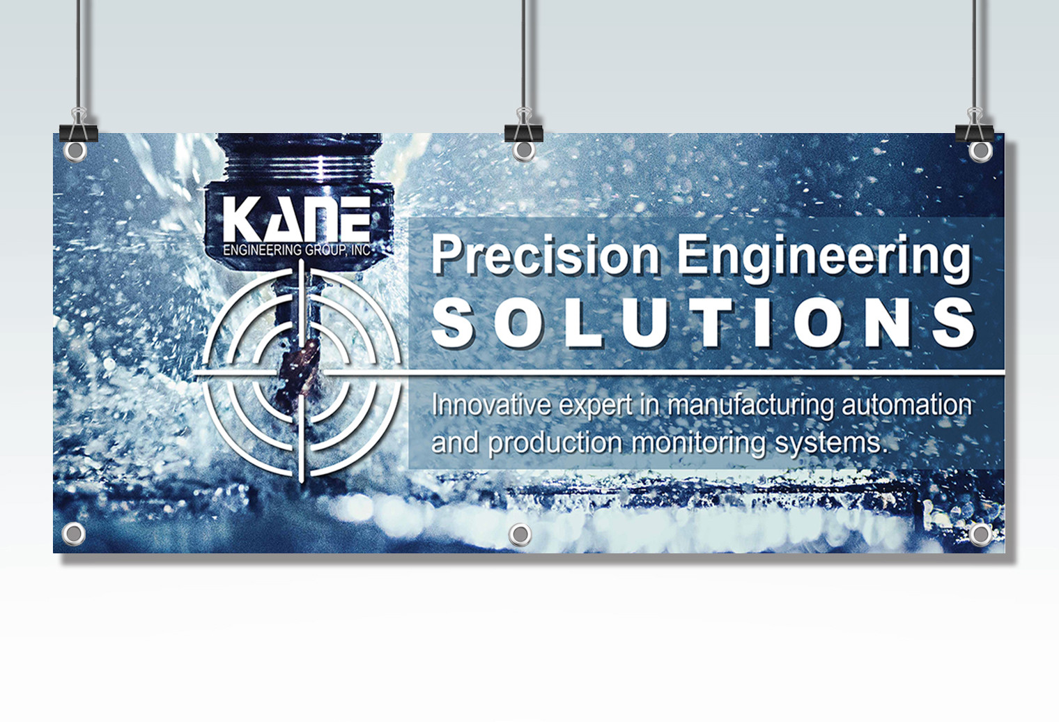 Kane Precision Engineering Vinyl Banner