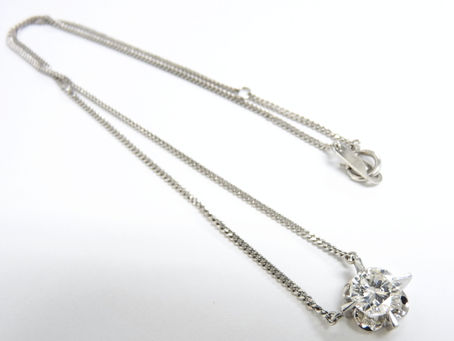 須磨のE様から一粒ダイヤモンドネックレスを買取|須磨区・垂水区で売るならE-brand(いーぶらんど)へ