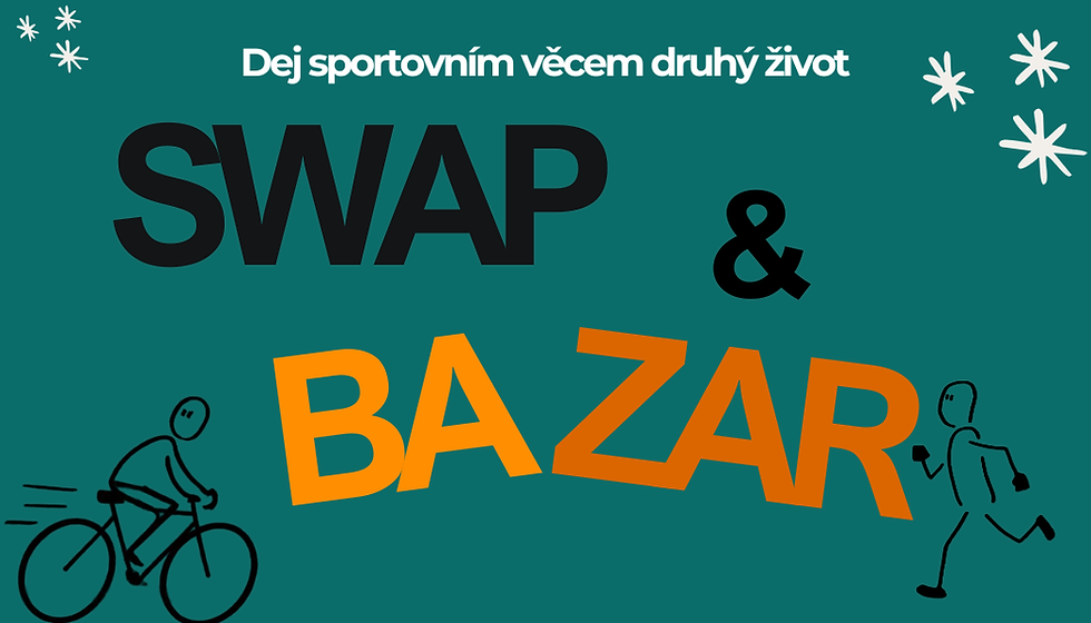 Sport Swap & Charitativní Bazar: Dej sportovním věcem druhý život
