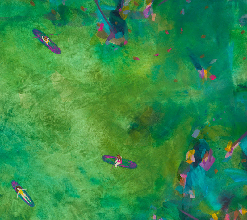 Thumbnail: Opaline Waters Limited Edition Print close up