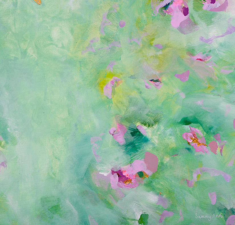 Thumbnail: Emerald Reef Break Limited Edition Print close up