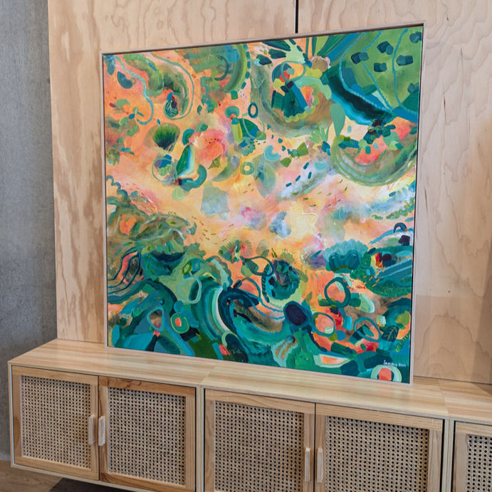 Thumbnail: Tangerine Seas, Limited Edition Art Print, scene