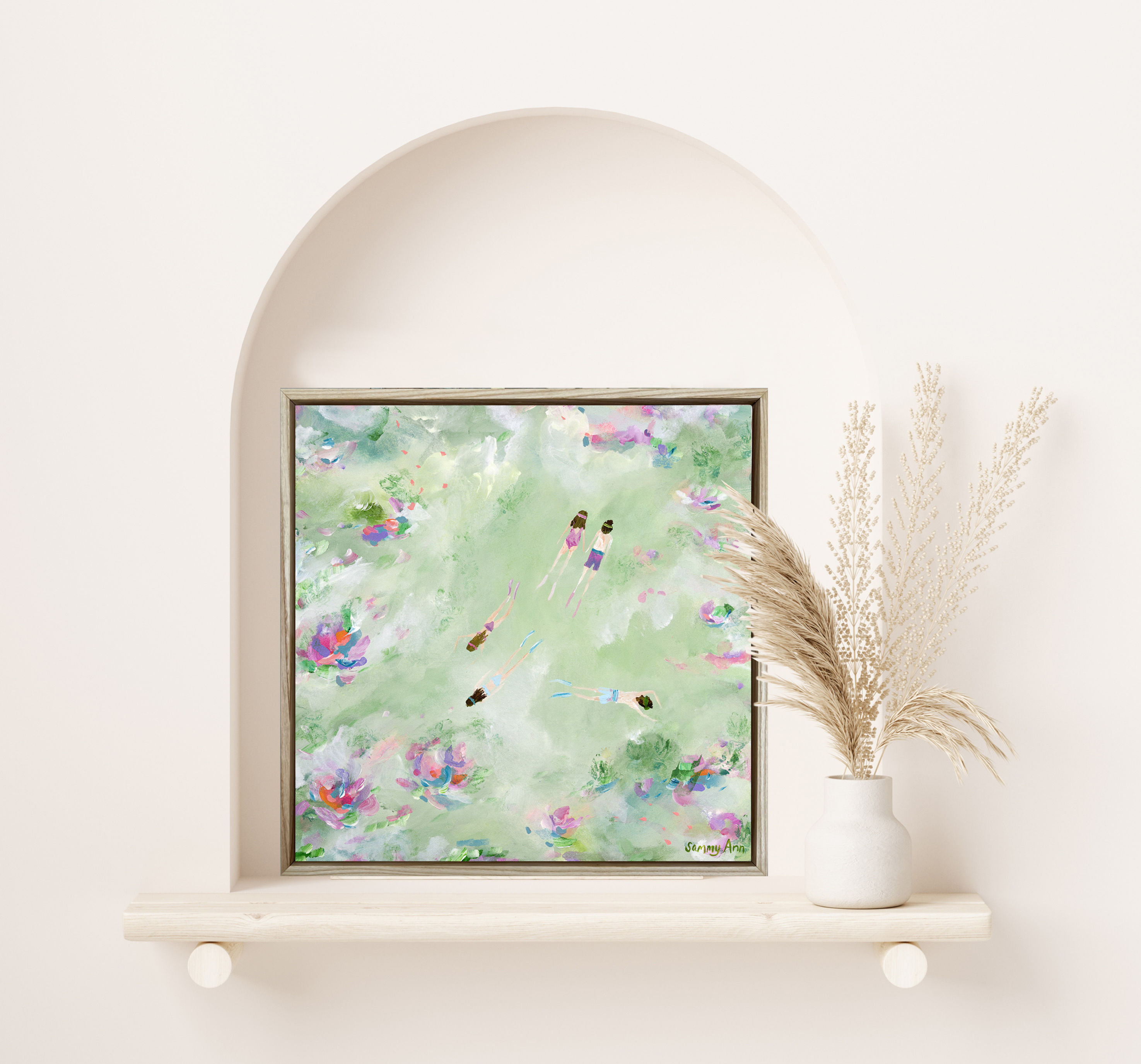 Sunset Paddle Limited Edition Print by Sammy Ann