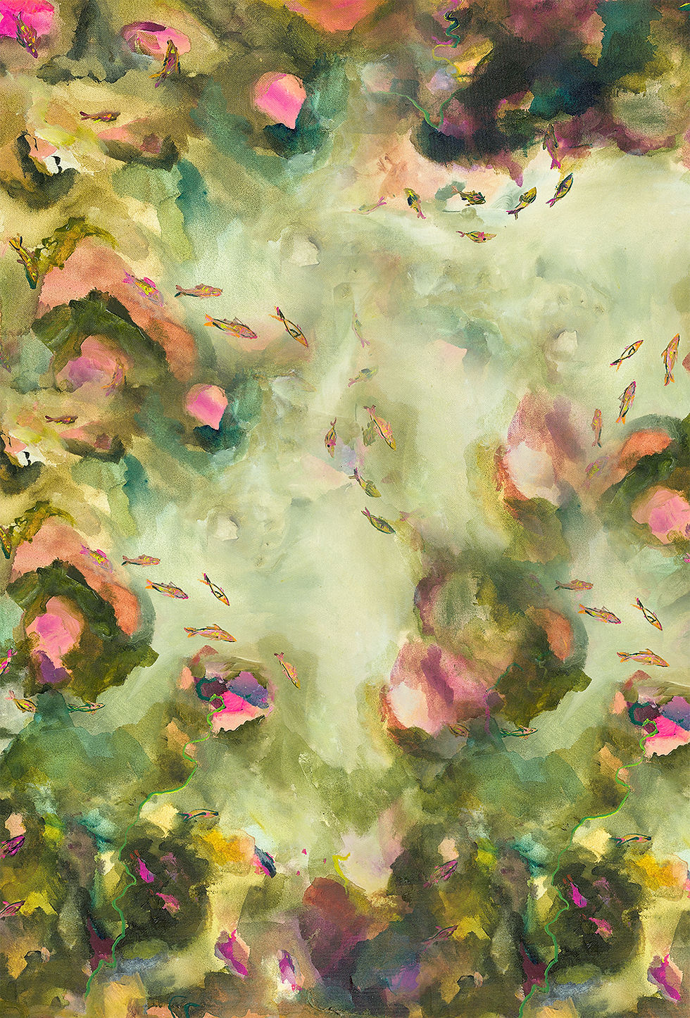 Thumbnail: ocean inspired art print tea towels, reef fish 
