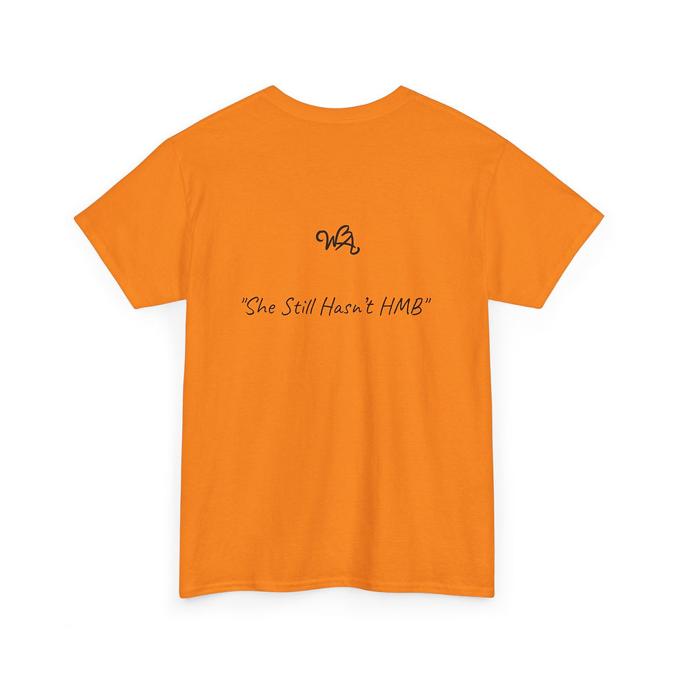 Thumbnail: "She Still Hasn’t HMB" Unisex Heavy Cotton Tee