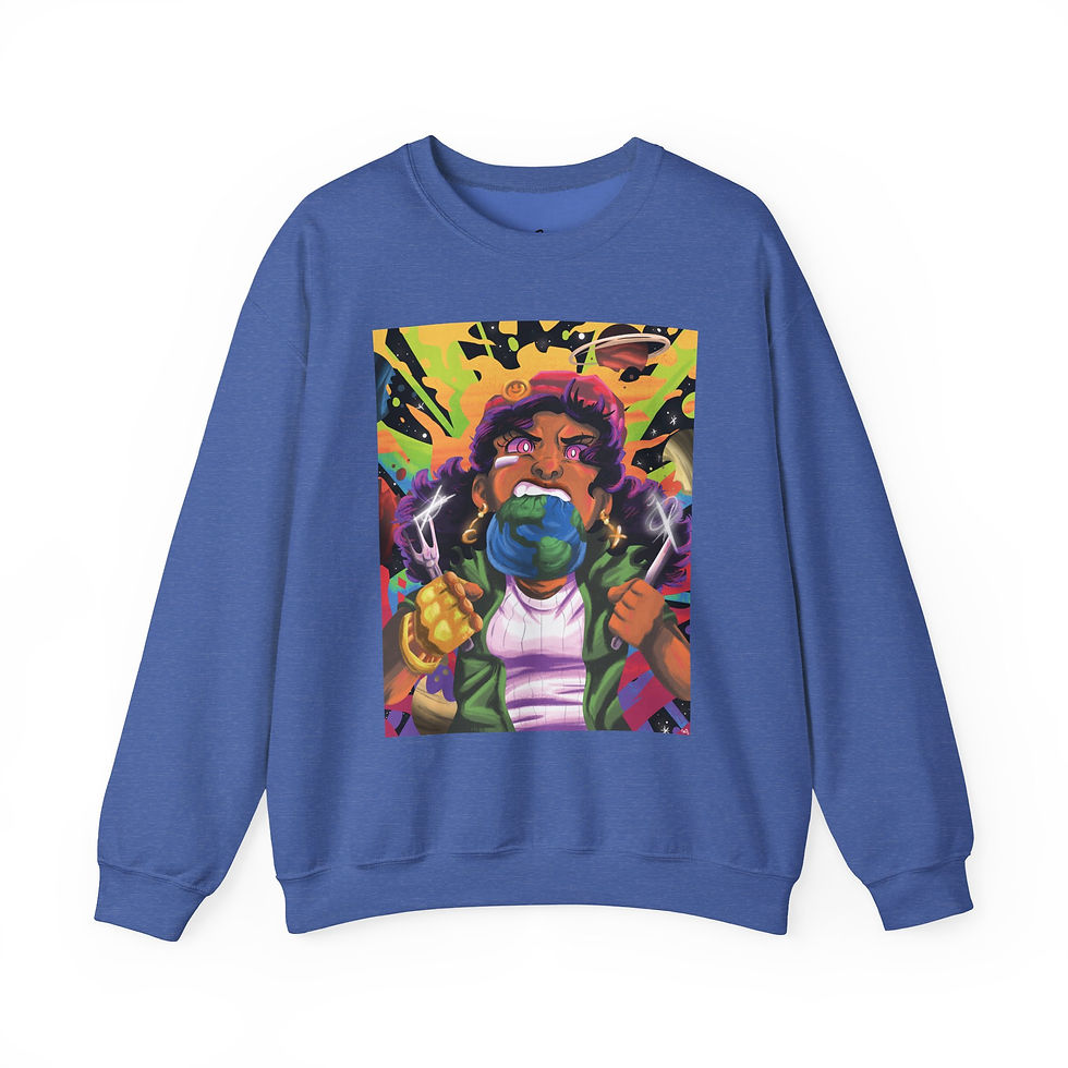 Thumbnail: "The World Is Yours Shawty" Uni. Hvy. Blend™ Crewneck Sweatshirt