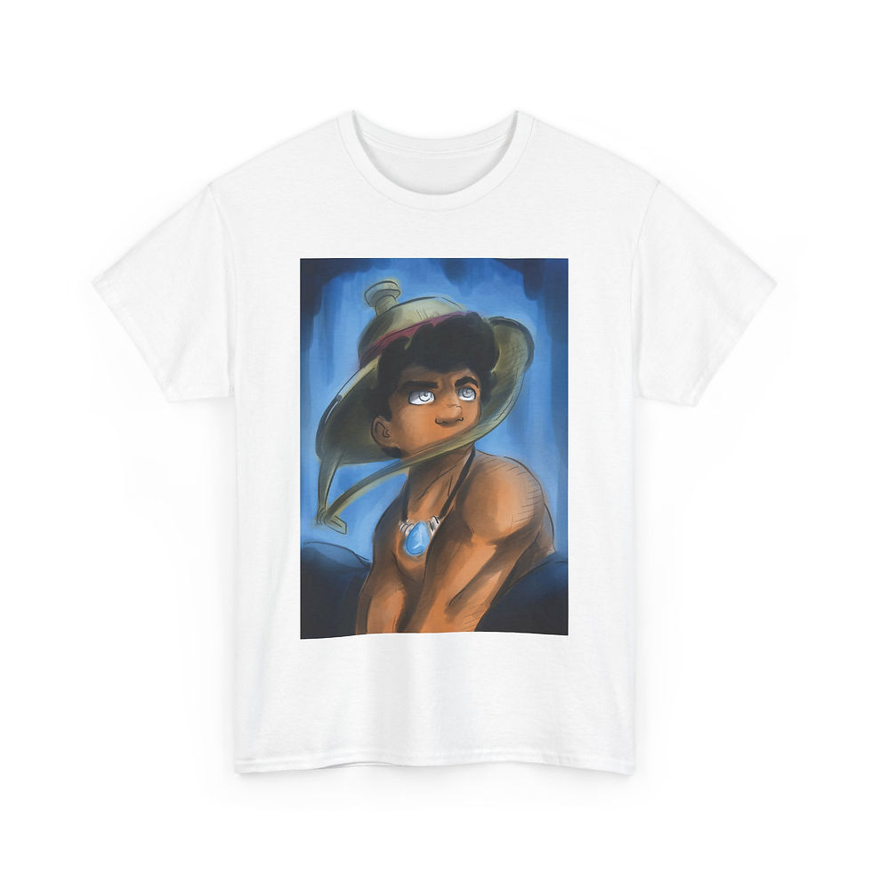 Thumbnail: "Justice Rain" Themed Unisex Heavy Cotton Tee (Volume 1 Cover)