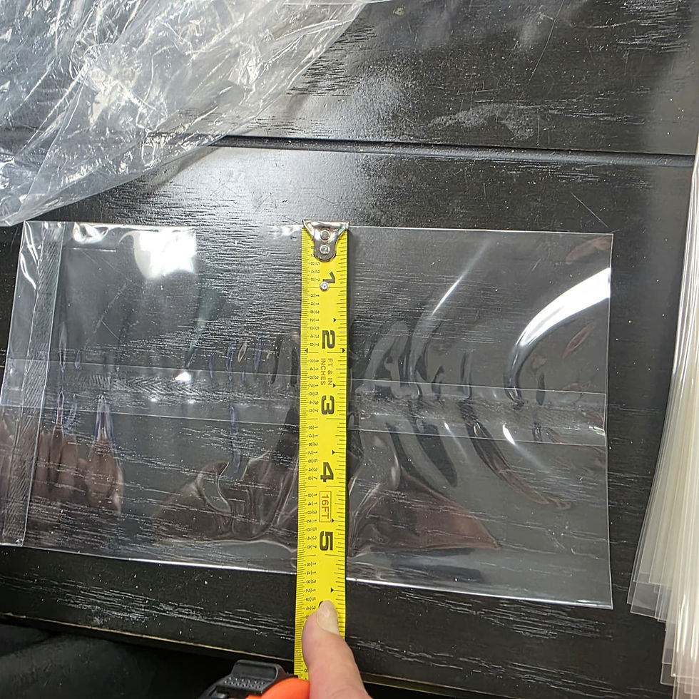 Thumbnail: 5.5" x 9.5" Self Clear Resealable Cellophane Sealing Bags Pack of 15