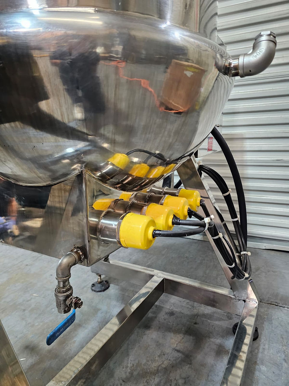 Miniatura: Stainless Steel Cooking Jacket Kettle with Automated Scraper Mixer
