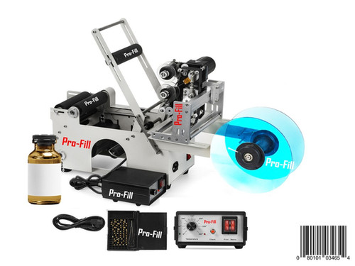 Semi automatic Round Bottle Labeling Machine #34654 | Pro-Fill Inc