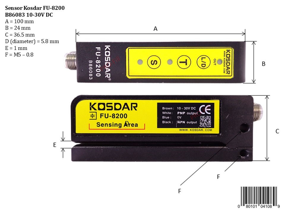 Miniatura: Sensor Kosdar FU-8200