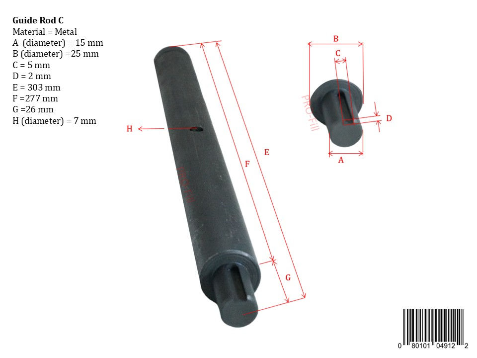 Thumbnail: Guide Rod for Labeling Machines
