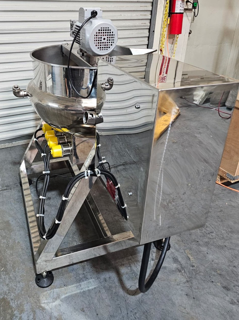 Thumbnail: Stainless Steel Cooking Jacket Kettle with Automated Scraper Mixer