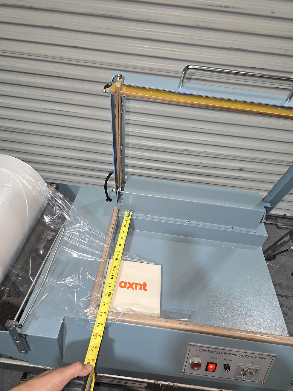 Thumbnail: Heat Shrink Tunnel + Manual L-Sealer & Hydraulic Cart–Industrial Packaging Combo