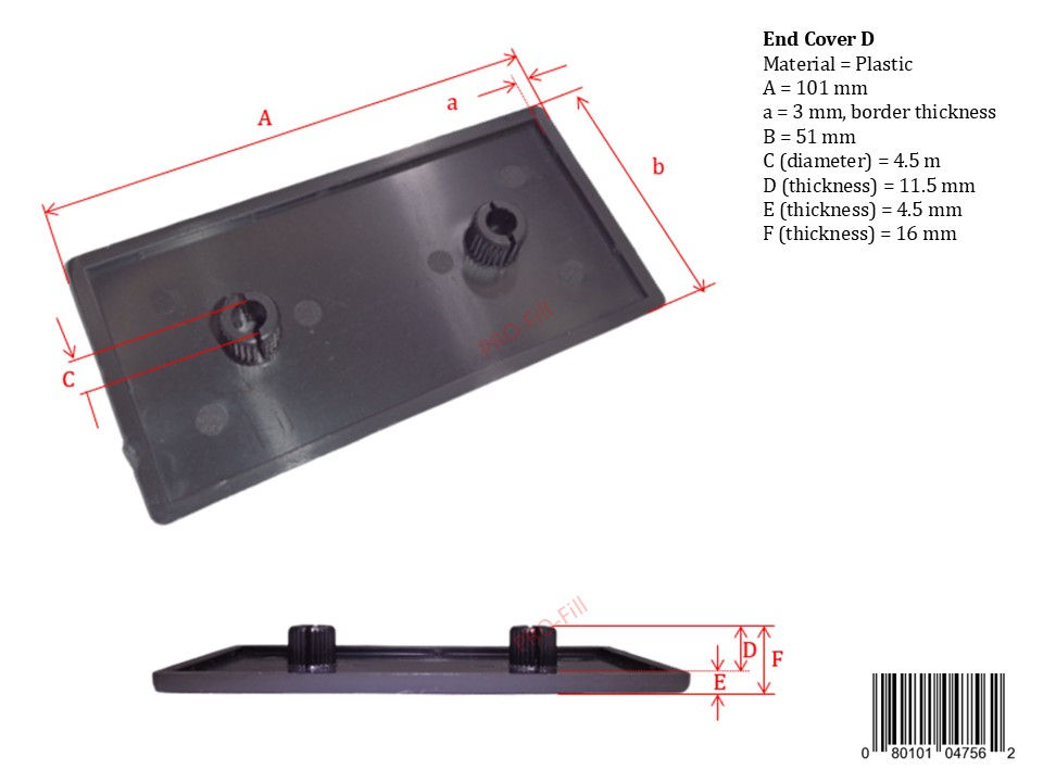 Thumbnail: End Cover for Labeling Machines