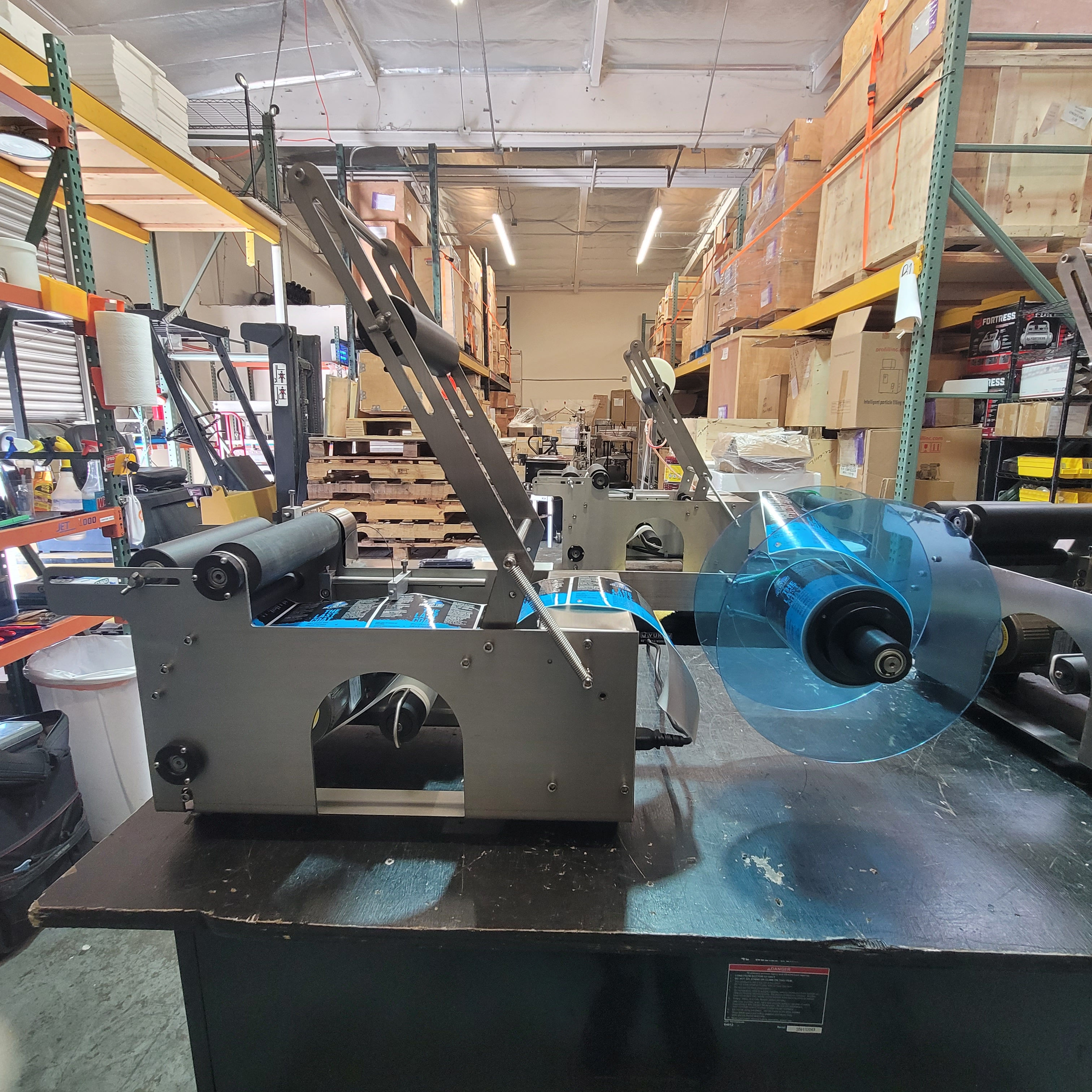 Round Label Machine Semi Auto Table Top (Open Box)