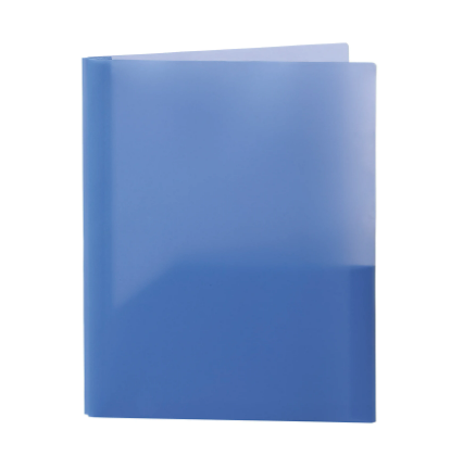 Miniatura: Office Depot 2-Pocket School-Grade Poly Folder with Prongs Letter Size, 10 Units
