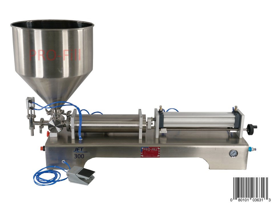 Miniatura: Semi-auto Single Head Piston Filler Machine - Jet Model (Air Only / Pneumatic)