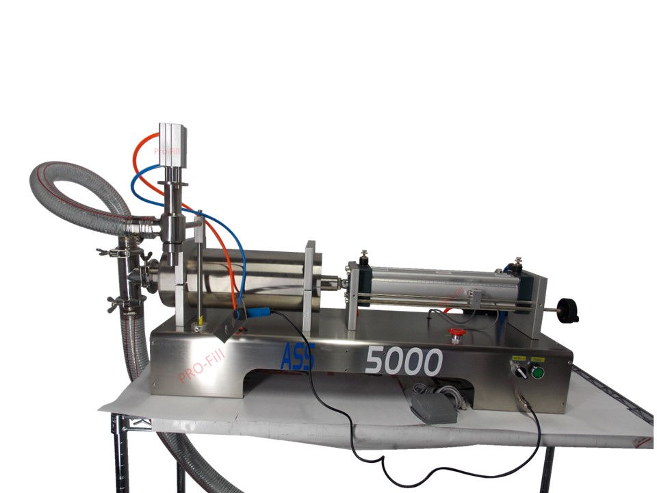 Miniatura: Máquinas de llenado de cabezal único modelos ASP (solo aire, eléctrico y aire)