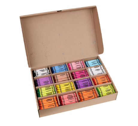 Thumbnail: Crayola Classpack Standard Crayons, 16 Assorted Colors, Pack Of 800 Crayons