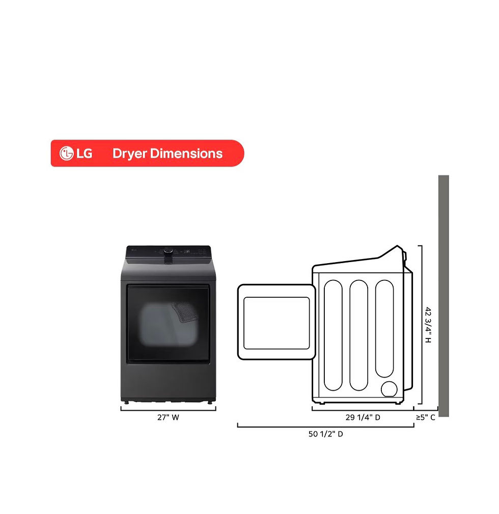 Thumbnail: LG 7.3 Cu. Ft. Ultra Large Capacity Smart Electric Dryer with AI Sensor Dry