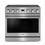 Thumbnail: Thor Kitchen 36-in Glass Top 5 Burners 6-cu ft Convection Oven Freestanding Elec