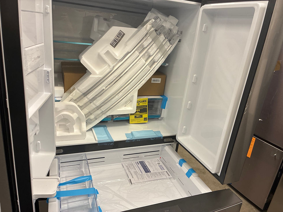 Thumbnail: GE Profile Standard Depth 28.7 cu ft water dispenser ice maker # PGE29BY